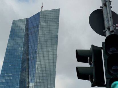 En la imagen, sede del Banco Central Europeo (BCE), en Fráncfort