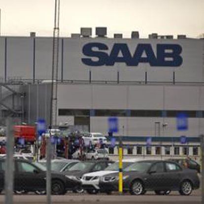 Fábrica de Saab en Suecia