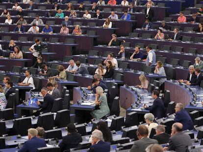 Sesión plenaria del Parlamento Europeo en Estrasburgo