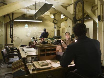 Interior del refugio de Churchill War Rooms.