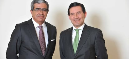 José PInto Ribeiro y José Luis Santos, directores generales de Novo Banco en España
