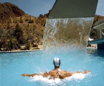 Chorro en el balneario de Archena (Murcia).