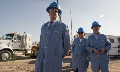 Patxi L&oacute;pez durante su visita a Texas en 2011.