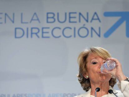 Esperanza Aguirre en una foto de archivo