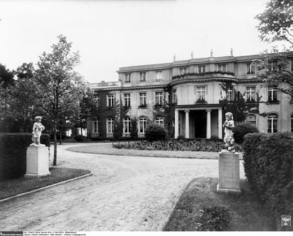 La villa Kaufmann, propiedad de Friedrich Minoux, donde se celebró la conferencia.