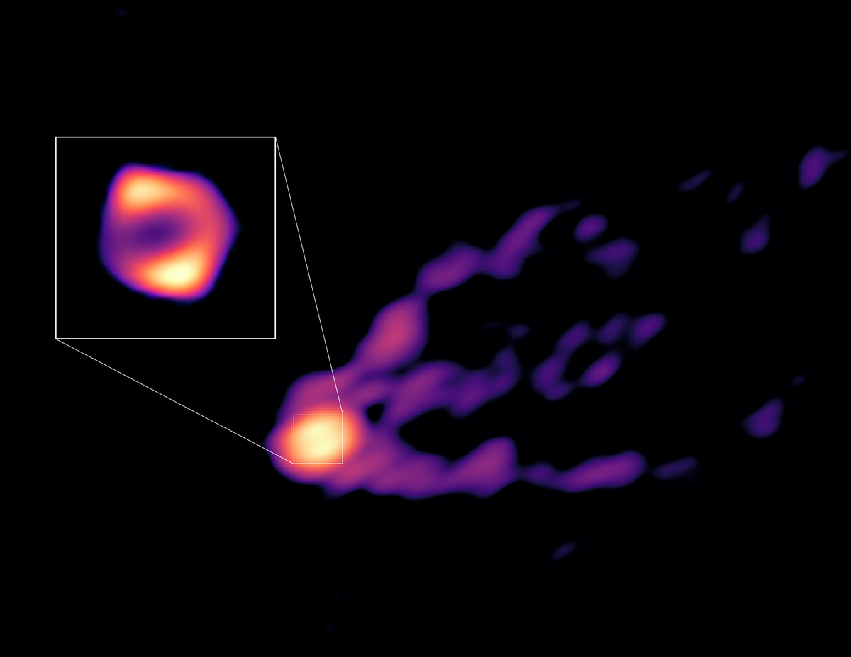 Erstes direktes Bild eines Schwarzen Lochs, das einen mächtigen Strahl ausstößt: „Wir verstehen immer noch nicht, wie es passiert“ |  Wissenschaft
