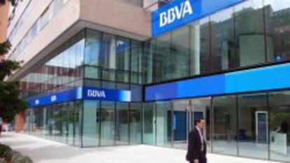 Imagen de una sucursal de BBVA.