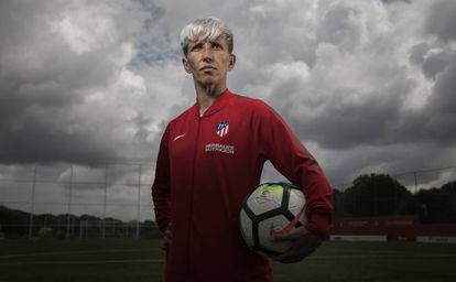 Sonia Bermúdez, en el Cerro del Espino.