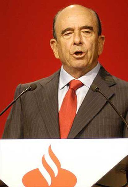 Emilio Botín, presidente del Grupo Santander.