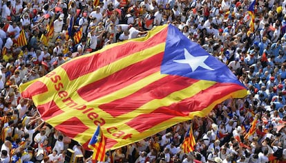 Manifestació de la Diada del 2015.