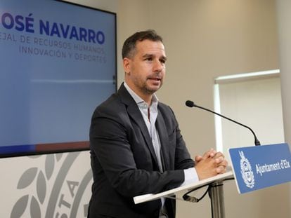 El concejal del PP, José Navarro, en una imagen de archivo