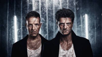 Àngel Llàcer (izquierda) y Joel Joan, en una imagen promocional de 'Frankestein'.