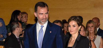 Los Reyes en los Premios Princesa de Girona de 2015.