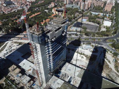 Obras de Torre Caleido en Madrid.