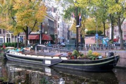 El Museo de las Casas Flotantes, en Ámsterdam.