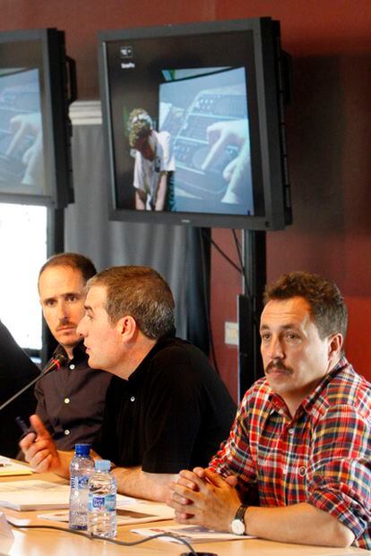 Enric Palau, Ricard Robles y Sergio Caballero, triunvirato director del festival