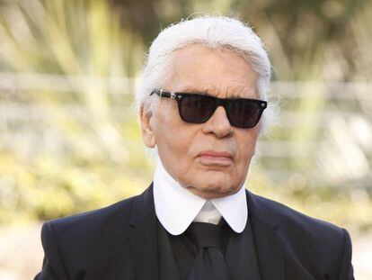 Karl Lagerfeld, en abril de 2015.