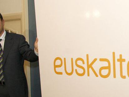 Alberto Garc&iacute;a Erauzquin, m&aacute;ximo responsable ejecutivo de Euskaltel, en un acto de esta operadora vasca.