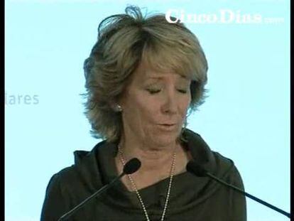 Aguirre: "El marco laboral español es obsoleto y franquista"