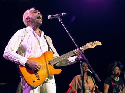 Gilberto Gil en su concierto en La Riviera, en Madrid.