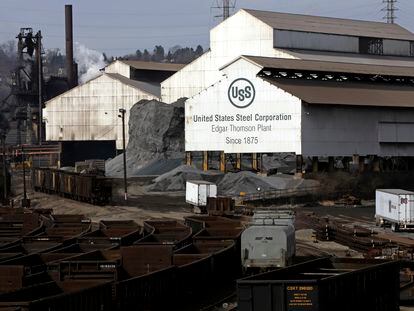 Planta de US Steel in Braddock (Pensilvania), en febrero de 2019.