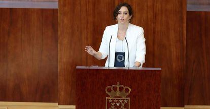  La presidenta de la Comunidad de Madrid, Isabel Díaz Ayuso.
