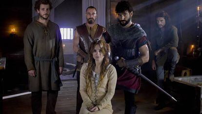 Los protagonistas de 'El final del camino'.