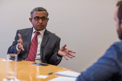 Sam Balaji, durante la entrevista con EL PAÍS RETINA.