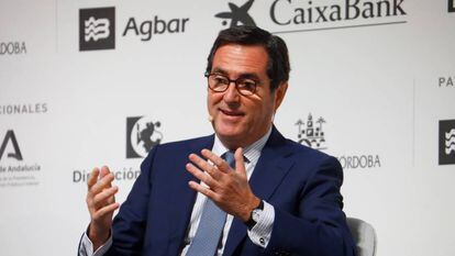 El presidente de la Confederación Española de Organizaciones Empresariales (CEOE), Antonio Garamendi. 