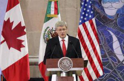 En la imagen, el primer ministro canadiense, Stephen Harper. EFE/Archivo