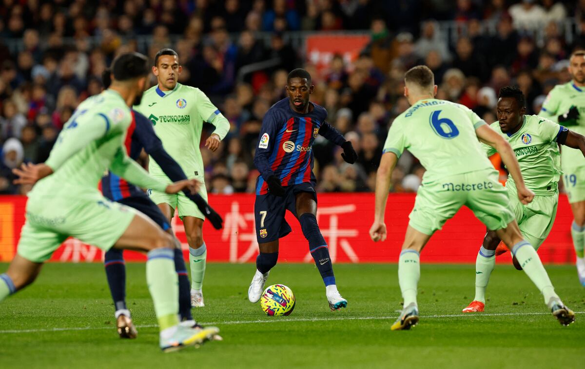 LaLiga, en directo |  Orden del Barcelona por la mínima ante el Getafe |  deportados