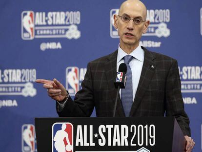 Adam Silver, comisionado de la NBA.