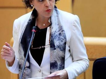 Magdalena Valerio, ministra de Trabajo, Migraciones y Seguridad Social.