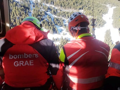 Rescate de Bomberos del GRAE, en una imagen de archivo.