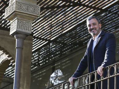 Collboni, ayer, en la sede del distrito de Horta-Guinardó.