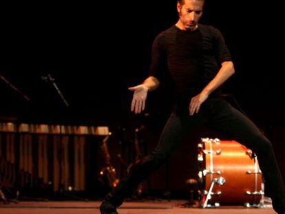 Espectáculo &#039;Flacomen&#039;, de Israel Galván, en el Teatro Lope de Vega de Sevilla, durante la reci&eacute;n inaugurada Bienal de Flamenco. 