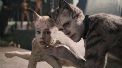 Francesca Hawyard y Robert Fairchild en 'Cats', de Tom Hopper.