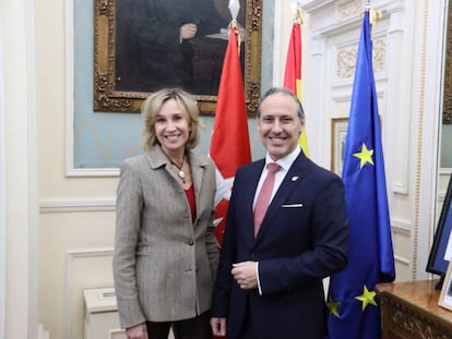 Isabel Winkels y Eugenio Ribón. Foto: ICAM