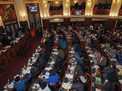 Asamblea Legislativa en La Paz. 