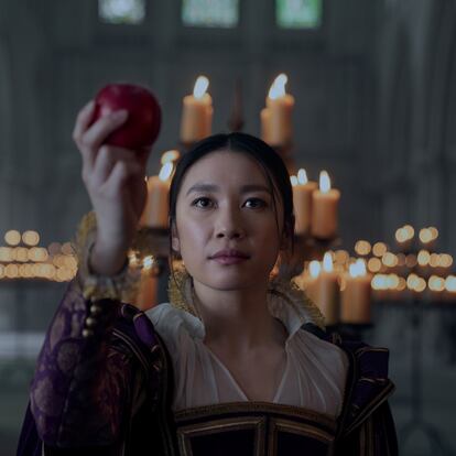 Jess Hong, en el mundo virtual de 'El problema de los tres cuerpos'.