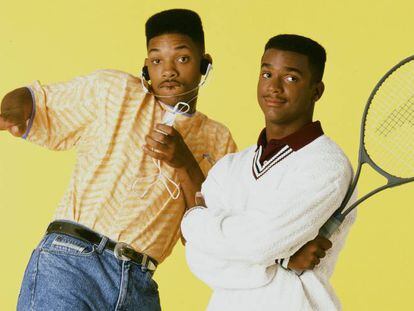 Will Smith (Will) y Alfonso Ribeiro (Carlton) en una imagen de promoción de 'El príncipe de Bel-Air'.