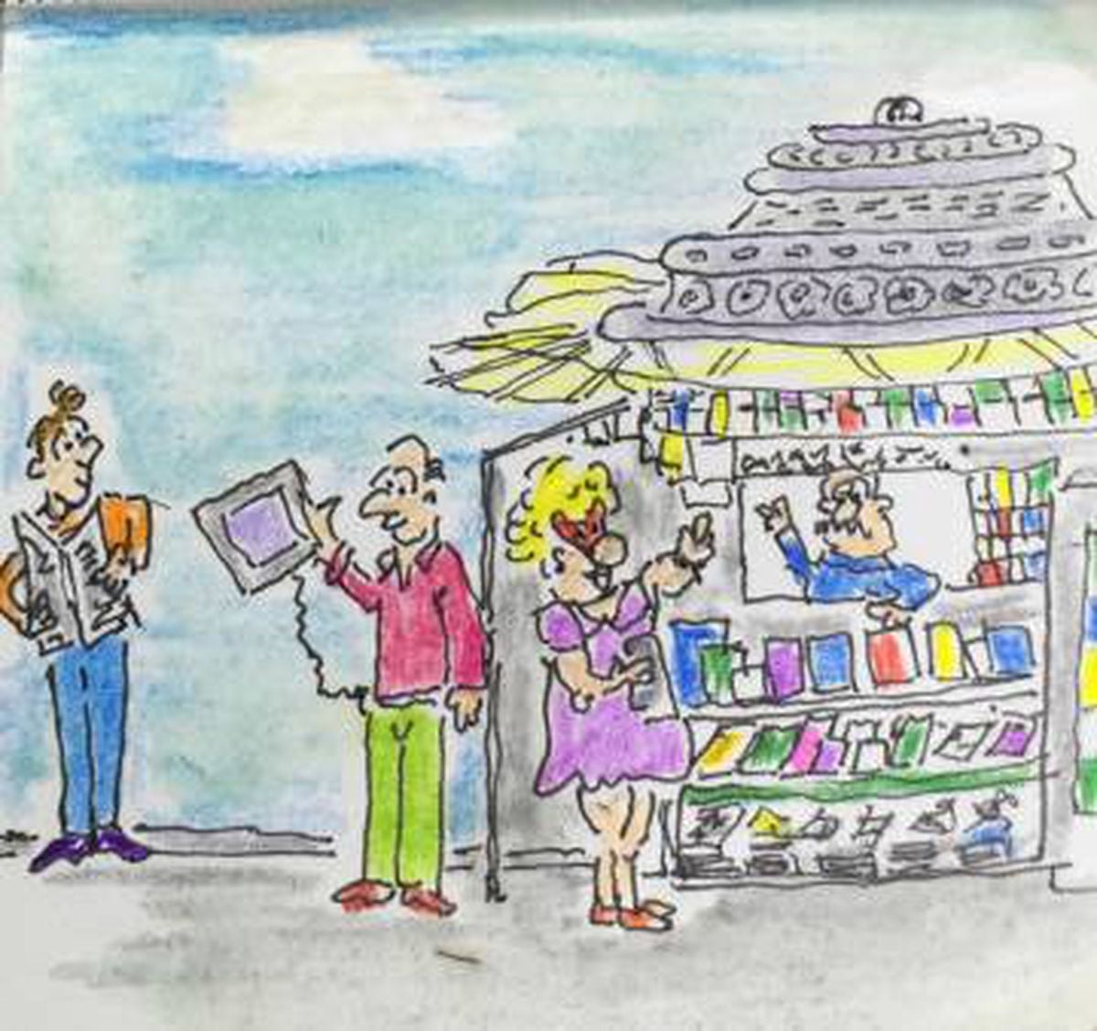 Elogio del quiosco Madrid EL PAÍS