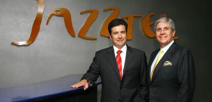 Jos&eacute; Miguel Garc&iacute;a y Leopoldo Fern&aacute;ndez Pujals, consejero delegado y presidente de Jazztel respectivamente.
