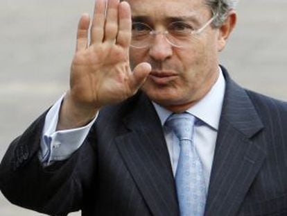 El expresidente de Colombia &Aacute;lvaro uribe. 