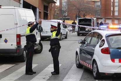 El cord&oacute; dels Mossos, a Terrassa