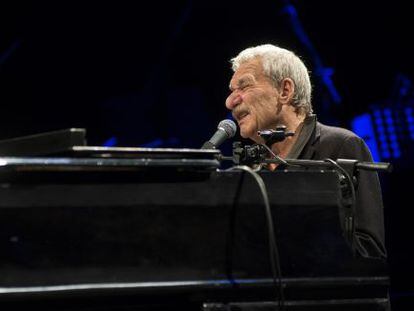 Paolo Conte, durant el concert a l'Auditori.