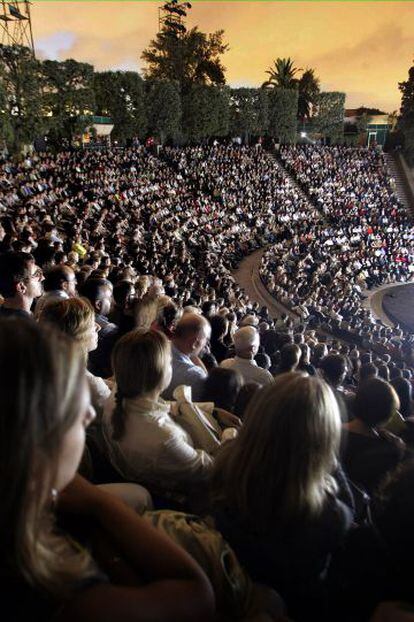 El Festival Grec, en uno de los espect&aacute;culos de inauguraci&oacute;n.
 