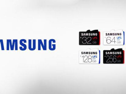 Así serán las tarjetas UFS 2.0 de Samsung que sustituirán a las micro SD