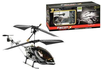 Helicóptero Falcon X. Mini helicóptero por control remoto. Precio: 21,30 euros.