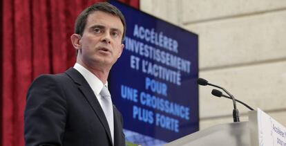 El exprimer ministro francés socialista, Manuel Valls.